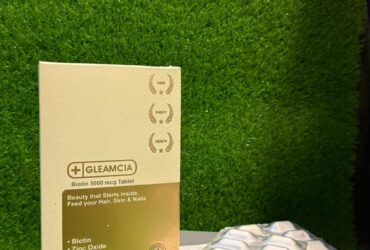 Gleamcia Biotin 5000 mcg 30 Tablets Pack