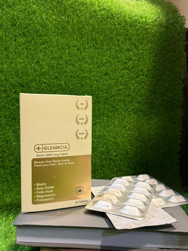 Gleam Tablet Gleamcia Biotin 5000 mcg 30 Tablets Pack - Gleamcia