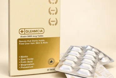 Gleamcia Biotin 5000 mcg 30 Tablets Pack