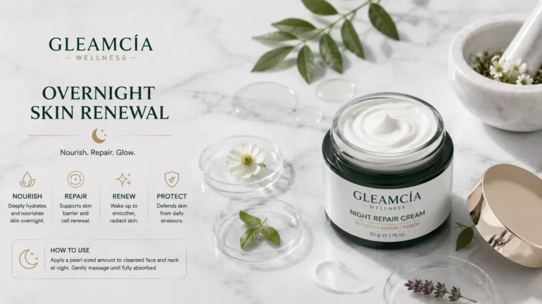 How to use night cream correctly as part of a nighttime skincare routine