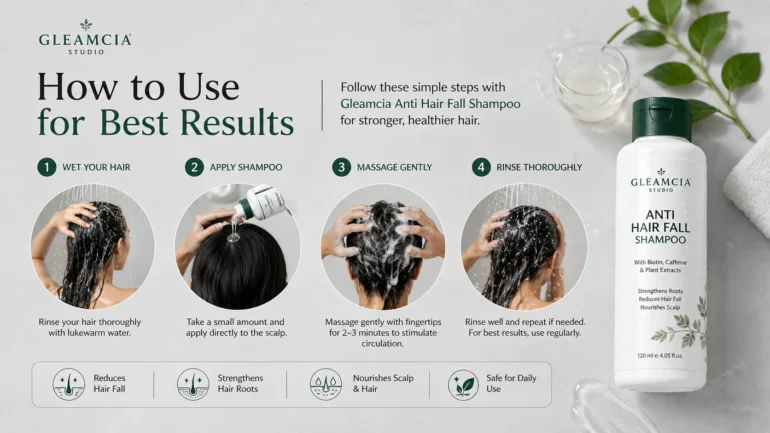 How to use anti hair fall shampoo correctly for best results