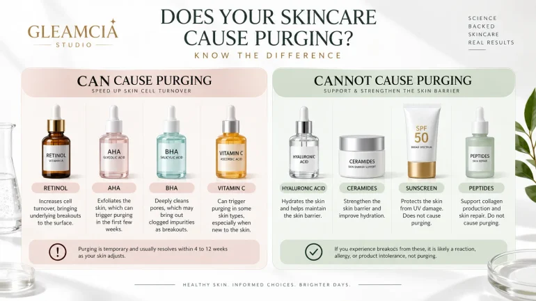 skin purging vs breakout
